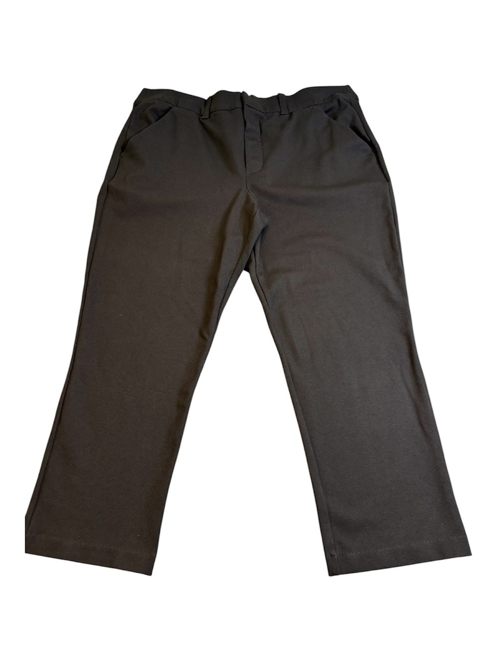 Wit & Wisdom Ab'solution Skyrise Straight Leg Pants Black Size 16 Stretch EUC